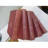 Jane Austen, The Novels, in 5 volumes 1926, in original maroon cloth bindings with gilt titles,