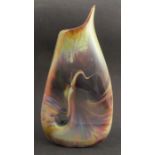 A Murano glass vase, of stylised form, height 14.75ins