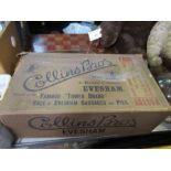 An advertising box, for Collins Bros, Evesham