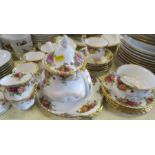 A collection of Royal Albert Old Country Rose china