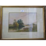 Eveleen Lewis, watercolour, A Summers Day Nr. Arundel Sussex, 9.5ins x 13.5ins