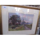 Watercolour, signed H Walford 1904