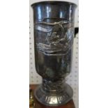 A silver plated WW2 Third Reich Luftwaffe Honour goblet, Luftwaffe Ehrenpokale für Besondere