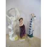 Three Royal Worcester figures of girls