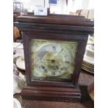 An 20th century gilt faced bracket clock, Ansonia Clock Co, 8 Day