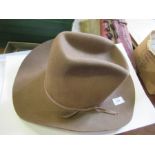 An American cowboy hat
