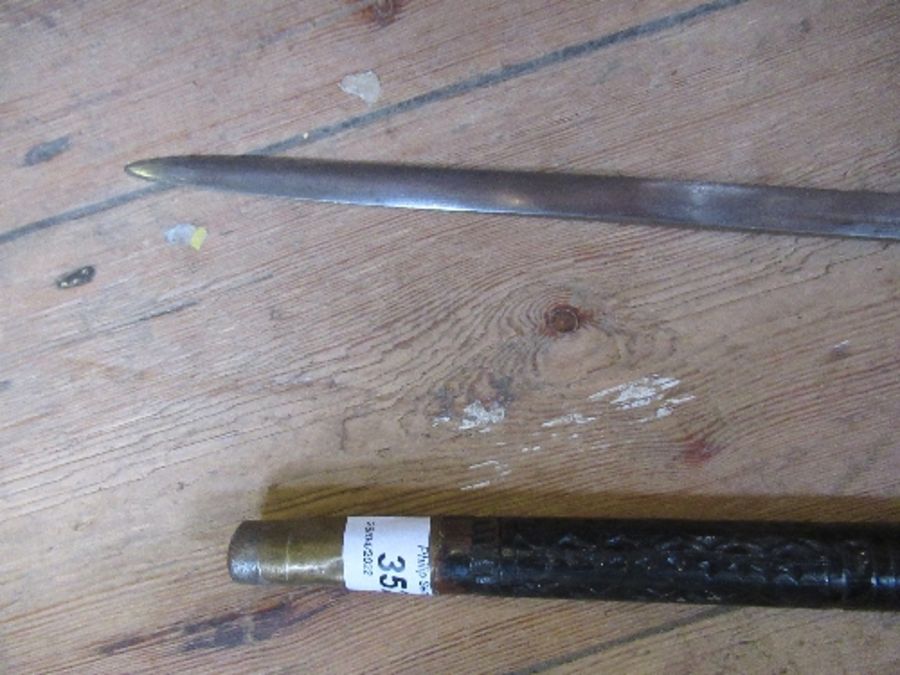 A Victorian style sword stick - Image 5 of 7