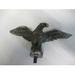 A Vintage metal car mascot , of an eagle, height 2.5ins