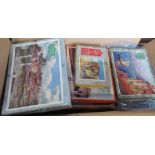 A box of vintage jig saw puzzles, 'Victory' examples