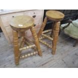 A pair of bar stools