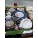 A box of Royal Worcester Hanley pattern dinner and tea ware