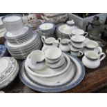 A Royal Doulton Sherbrooke pattern part dinner and tea service