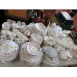 A collection of Royal Worcester Mikado pattern dinner, tea and coffee ware
