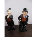 Two Royal Doulton figures, Pecksniff and Bill Sikes