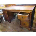 A Frank Hudson desk, width 55.5ins x depth 20ins