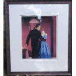 Jack Vettriano, signed limited edition print, Man with Mannequin, 58/295, 22ins x 17ins