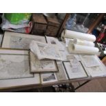 A collection of Antique maps dating from the 17th century and later , to include Norden map of