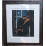 Jack Vettriano, signed artist proof, Night Geometry, numbered XVI/L, 22ins x17ins - Good condition