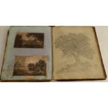 A Victorian scrap album, dedicated to Jane Goode from her sister Mary, containing verses, poems,
