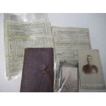 Late 19th century, various paperwork and photograph relating to Edward Turner, Seaforth