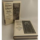 Incised Effigial Slabs, F A Greenhill, two volumes, Faber & Faber Ltd, 1976 first edition,