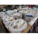 A large collection of Royal Worcester Evesham pattern china
