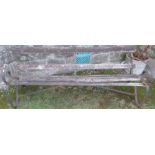 A garden bench