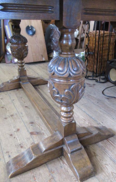 A dining table, in the Jacobean style, 30ins x 64ins, height 29ins - Image 2 of 2