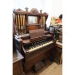 An Estey Co. , Brattleboro, USA Organ, width 43ins, height 69ins