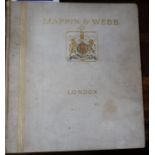 A Mappin & Webb catalogue with prices, for jewellery, silver, watches, plated items etc