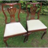 A pair of 19th century chairs