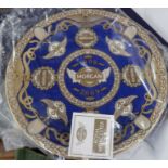 A Royal Worcester commemorative plate, for Morgan cars