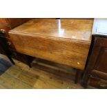 A 19th century oak Pembroke table