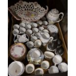 A collection of china to include Royal Albert Rosedale pattern