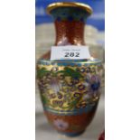 A cloisonné vase