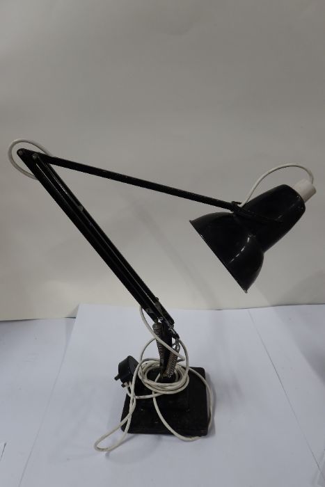 A desk reading lamp, together with a Herbert Terry & Sons angle poise lamp on stepped base - Image 4 of 5