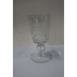 Six boxed Royal Brierley glass goblets
