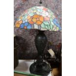 A Tiffany style table lamp