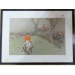 Snaffles, colour print, The Double Oxer, 15ins x 21ins