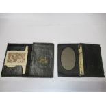 A WW1 wallet writing set from the New Zealand YMCA and Royal Artillery WW1 photo wallet