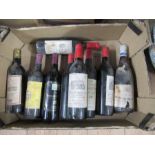 A collection of wine, to include St Emillion from the 1970s, four bottles of 1970 Chateau la tour