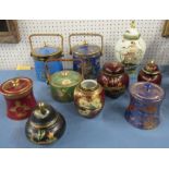 A collection of Carlton Ware, to include ginger jars, biscuit barrels etc (10)