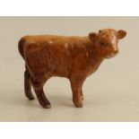 A Beswick model, of a Highland calf, height 3ins