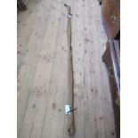 A Richard Walker MKIV split cane 3 piece carp rod