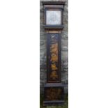 Thomas Bourdon, London, an Antique long case clock, with square brass dial and silvered chapter