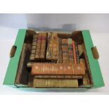 Box of antiquarian books