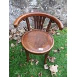 A bentwood child's chair