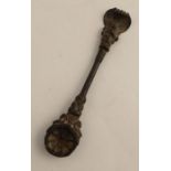 19th century Himalyan Buddhist ritual spoon with Ganesh filial