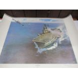 Terence Cuneo, Air Drop (Beira Straits 1967), signed print