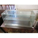 A table top display cabinet, width 29.5ins, height 13.5ins